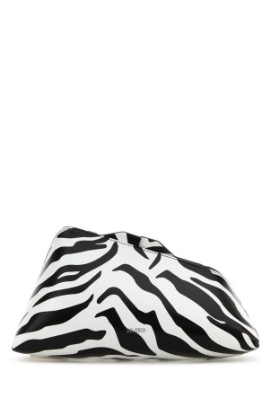 Printed leather 8.30 PM clutch THE ATTICO (231WAH00001LBT020PR)