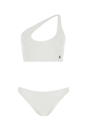 White stretch nylon bikini THE ATTICO (233WBB64PA16)