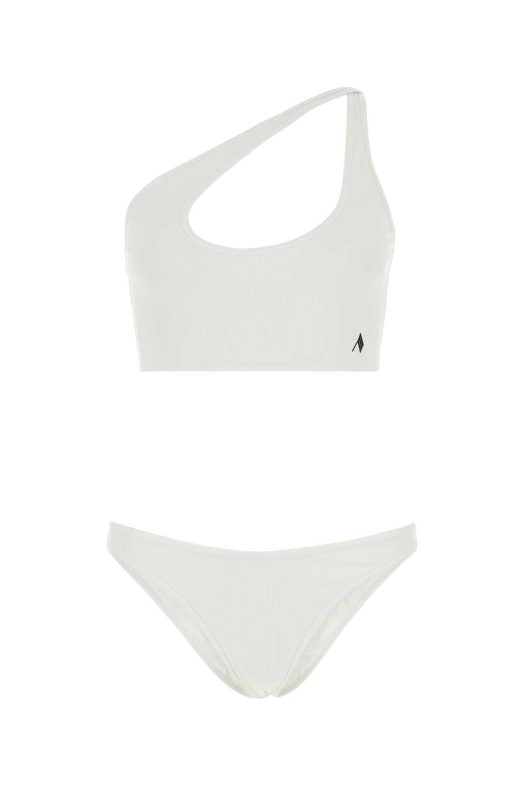 White stretch nylon bikini THE ATTICO (233WBB64PA16)
