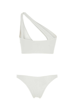 White stretch nylon bikini THE ATTICO (233WBB64PA16)