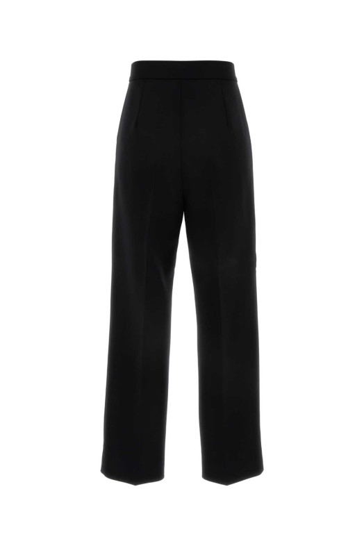 Black stretch wool Verbano pant Blue MAX MARA (2421136062600)