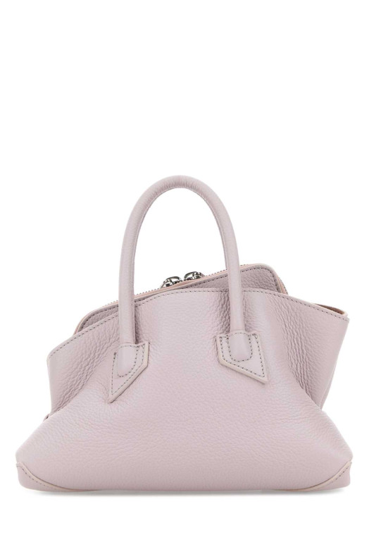 Lilac leather mini La Passeggiata handbag THE ATTICO (260WAH00063LBT117AA)