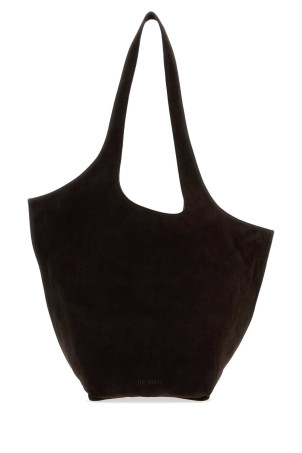 Dark brown suede large Le Scoop shopping bag THE ATTICO (260WAH00066LBT007AA)