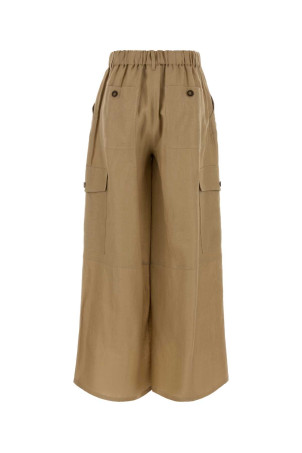Beige linen Finale cargo pant WEEKEND (2615131033600)