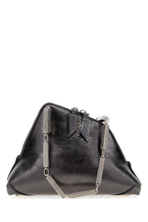 Slate leather La Scala handbag THE ATTICO (261WAH00065LBT070AA)