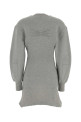 Melange grey cotton sweatshirt dress THE ATTICO (261WCA00522JJF003AA)