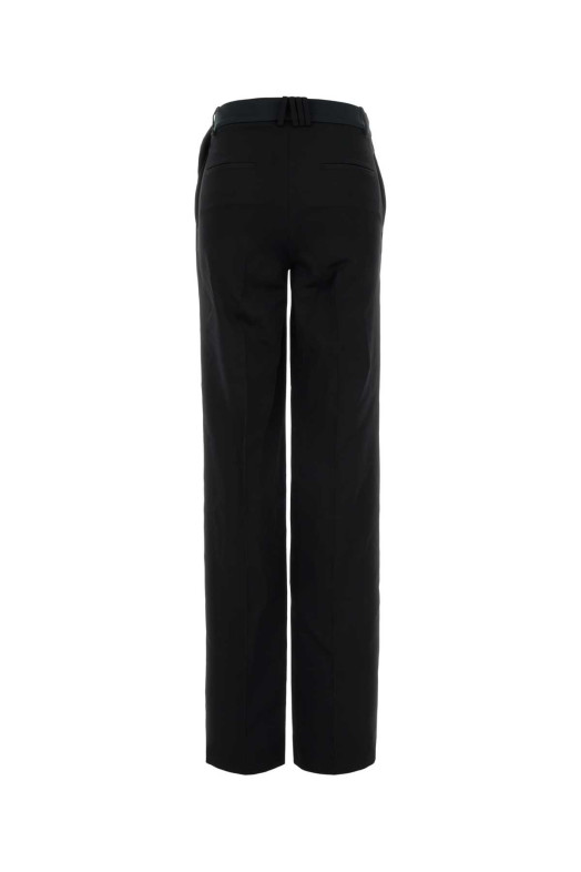 Black wool pant White THE ATTICO (261WCP00308WWW065AA)