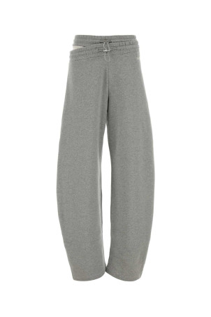 Melange grey cotton joggers THE ATTICO (261WCP00319JJF003AA)