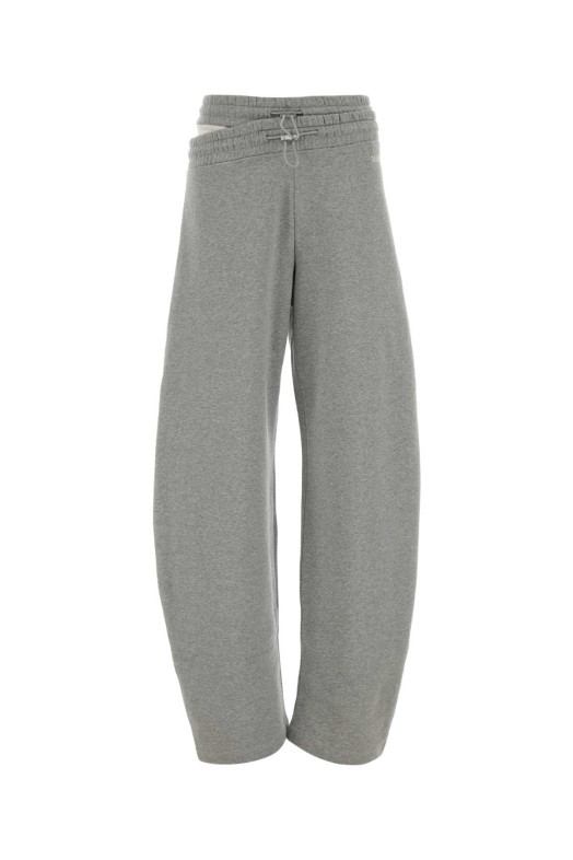 Melange grey cotton joggers THE ATTICO (261WCP00319JJF003AA)