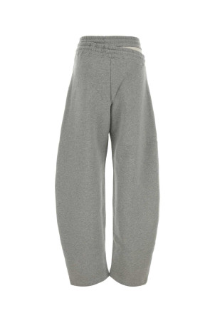 Melange grey cotton joggers THE ATTICO (261WCP00319JJF003AA)