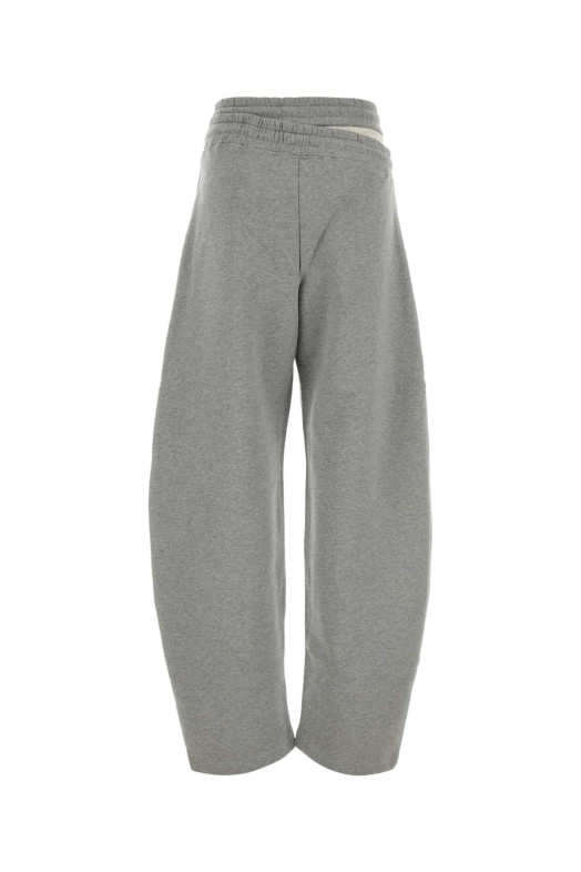 Melange grey cotton joggers THE ATTICO (261WCP00319JJF003AA)