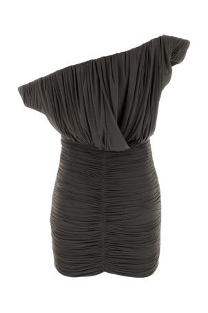 Mud jersey mini dress Brown MAGDA BUTRYM (288426)