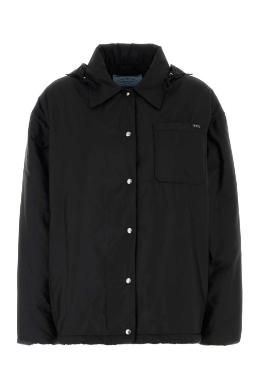 Black Re-Nylon padded jacket Black PRADA (29C210SOOO1WQ9)