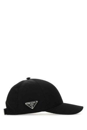 Black Re-Nylon baseball cap Black PRADA (2HC2742DMI)