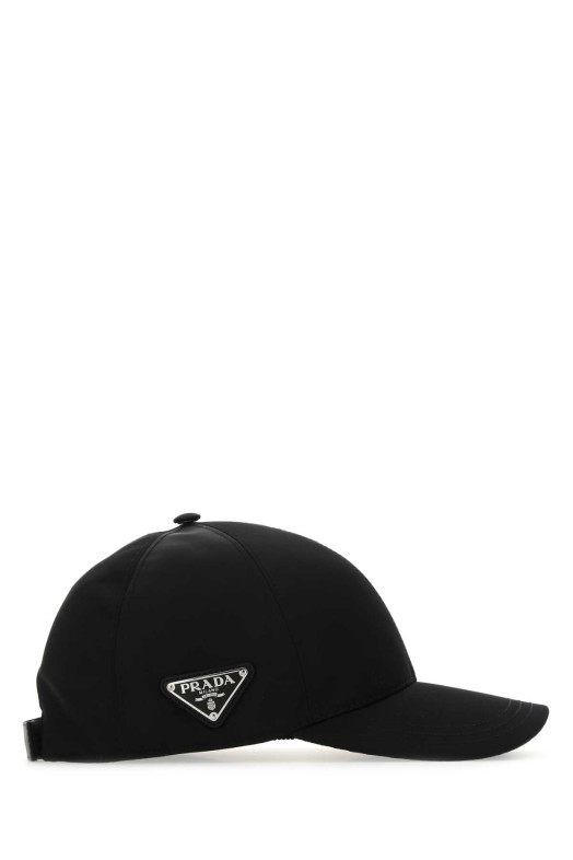 Black Re-Nylon baseball cap Black PRADA (2HC2742DMI)