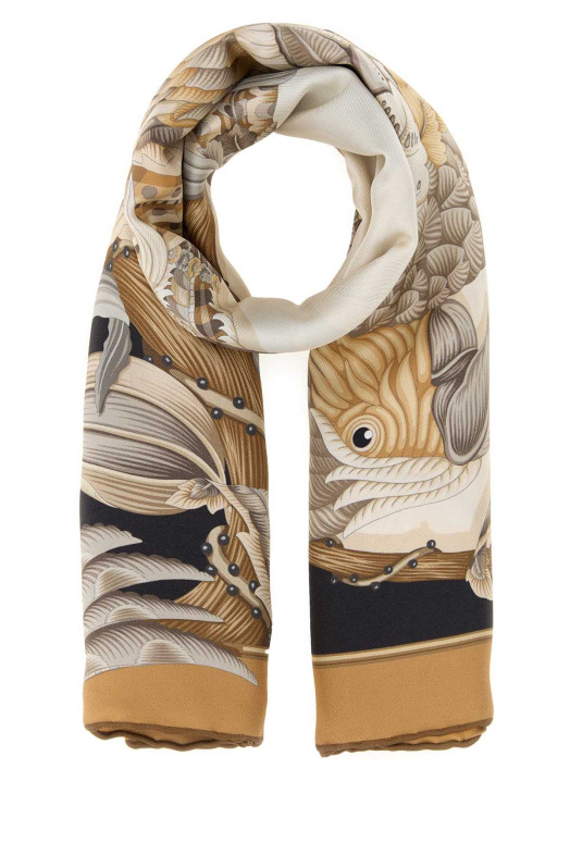 Printed silk foulard SALVATORE FERRAGAMO (310243795118)