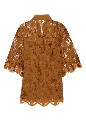 Orange lace Coco top ZIMMERMANN (4483TSS254)