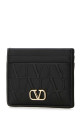 Black leather VLogo card holder Black VALENTINO GARAVANI (4W2P0Z56IQU)