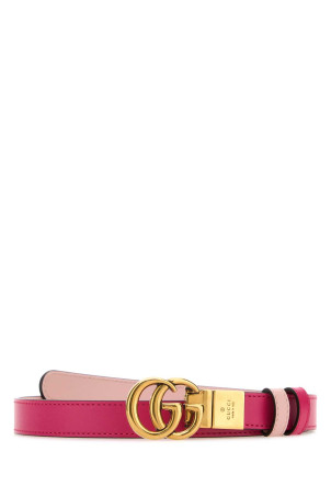 Fuchsia leather GG Marmont reversible blend GUCCI (6594180YATC)