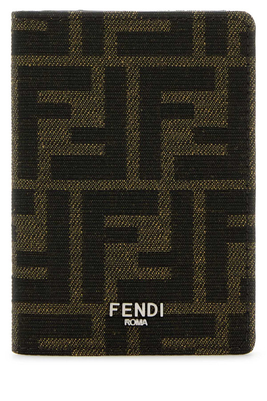 Визитница из ткани с вышивкой FENDI (7M0349ALWK)