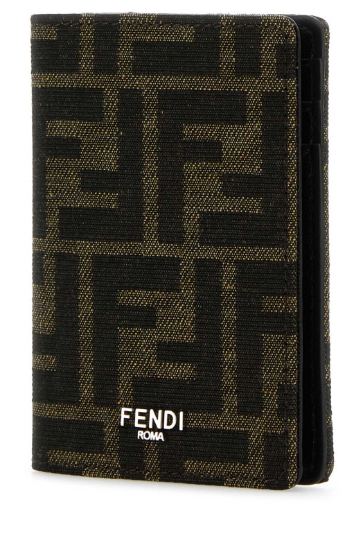 Визитница из ткани с вышивкой FENDI (7M0349ALWK)