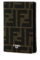 Визитница из ткани с вышивкой FENDI (7M0349ALWK)