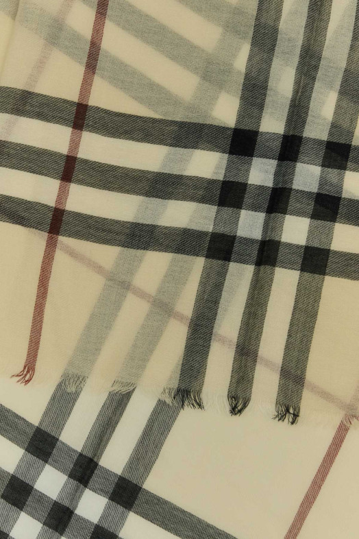 Embroidered wool scarf BURBERRY (8090720)