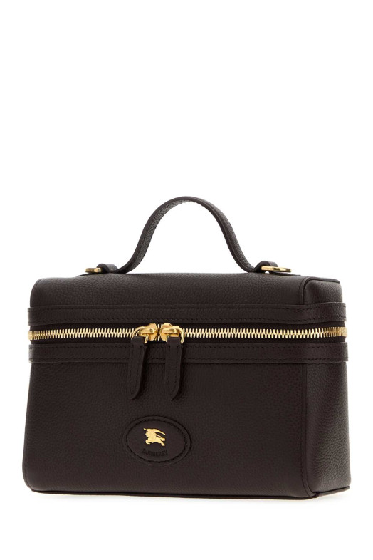 Dark brown leather Bloomsbury handbag BURBERRY (8123400)