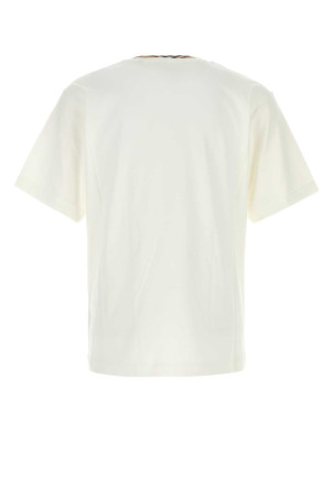 White cotton t-shirt BURBERRY (8127629)