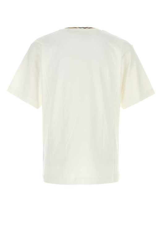 White cotton t-shirt BURBERRY (8127629)