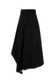 Black gabardine skirt Black BURBERRY (8129543)