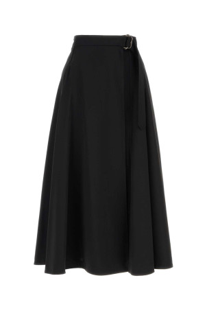 Black twill skirt Black BURBERRY (8130247)