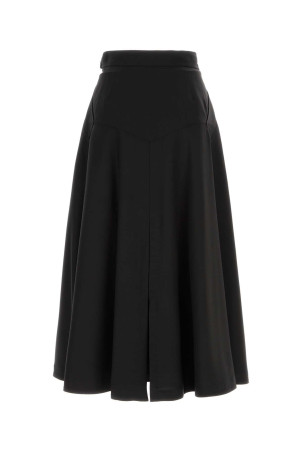 Black twill skirt Black BURBERRY (8130247)