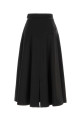 Black twill skirt Black BURBERRY (8130247)
