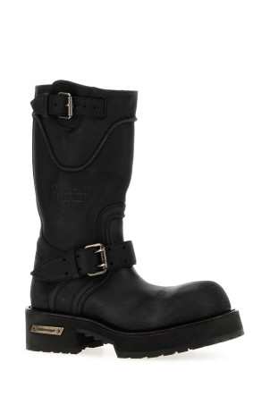 Slate leather Venom boots BALENCIAGA (833585WCAL1)