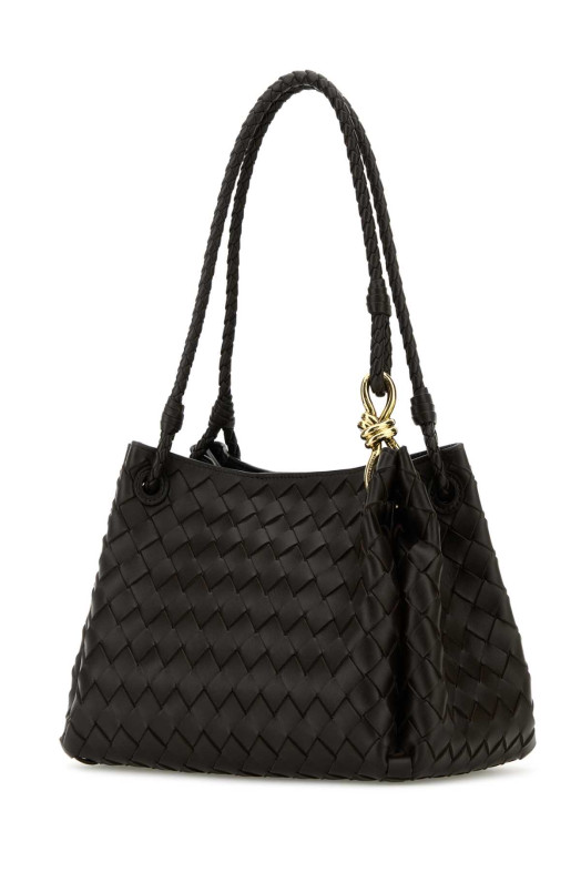 Dark brown leather Parachute handbag BOTTEGA VENETA (835921VCPPT)