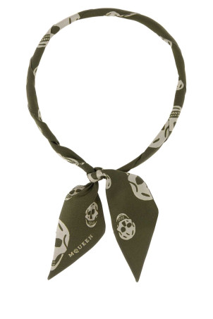 Printed silk foulard ALEXANDER MCQUEEN (8575533001Q)