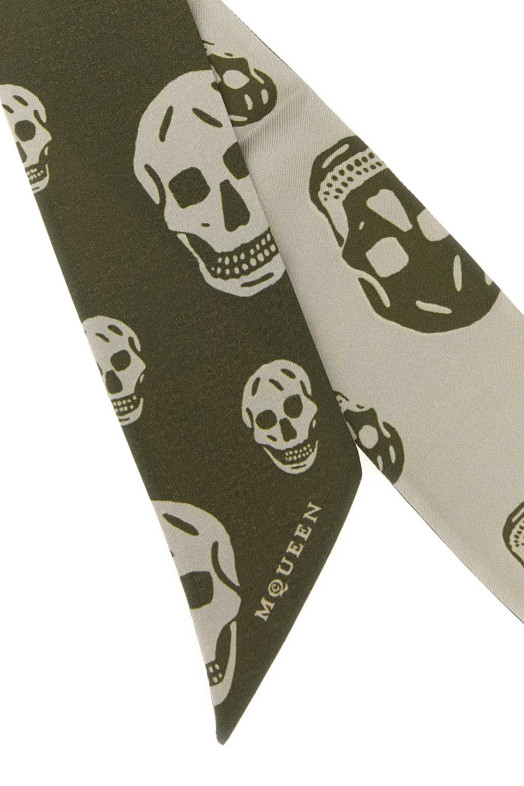 Printed silk foulard ALEXANDER MCQUEEN (8575533001Q)