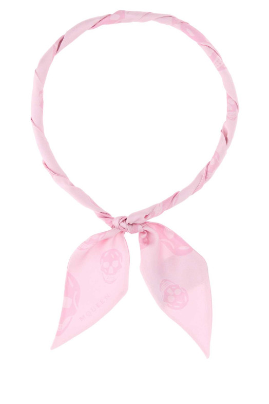 Printed silk foulard ALEXANDER MCQUEEN (8575533001Q)