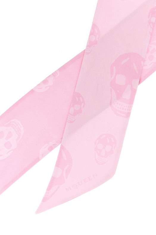 Printed silk foulard ALEXANDER MCQUEEN (8575533001Q)