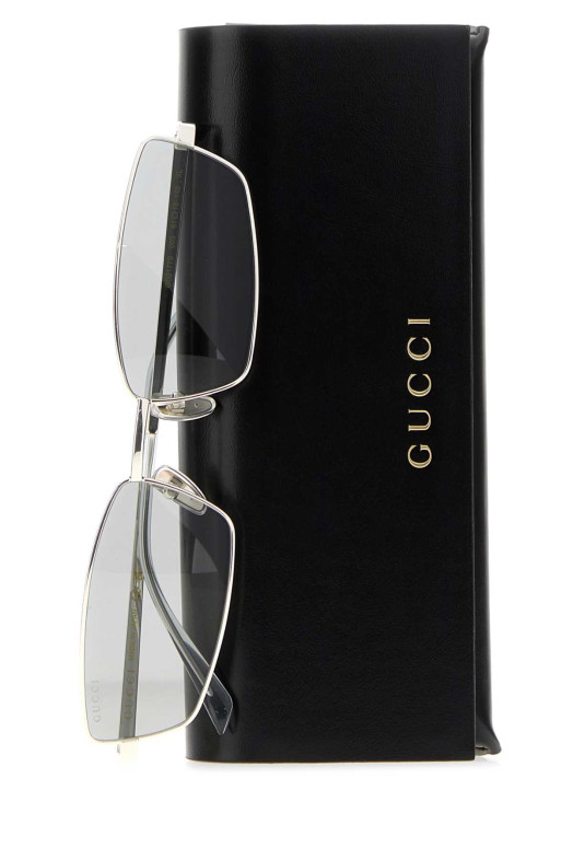Silver metal sunglasses GUCCI (865690I3330)