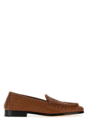 Caramel leather Silenzio loafers BOTTEGA VENETA (867815V2ED0)