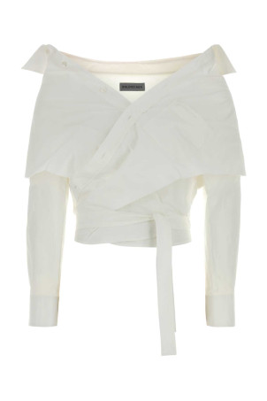 White poplin shirt BALENCIAGA (872123TRM28)