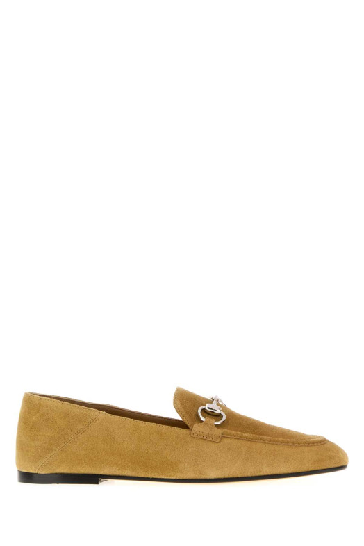 Beige suede Jordaan Soft loafers GUCCI (875158AADUN)