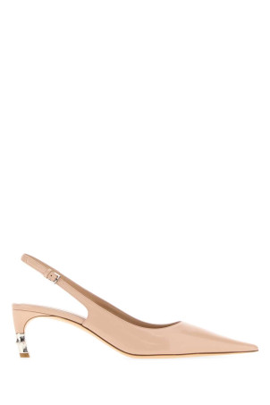 Pink leather Castello pumps GUCCI (875304AAE5J)