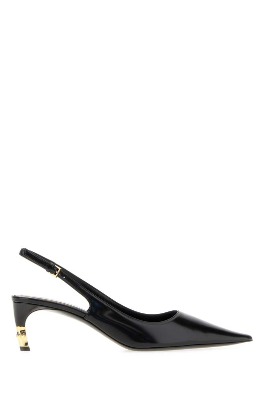 Black leather Castello pumps Black GUCCI (875395AAE5J)