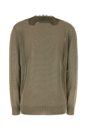 Green viscose blend sweater VALENTINO GARAVANI (9B3KC75CADG)