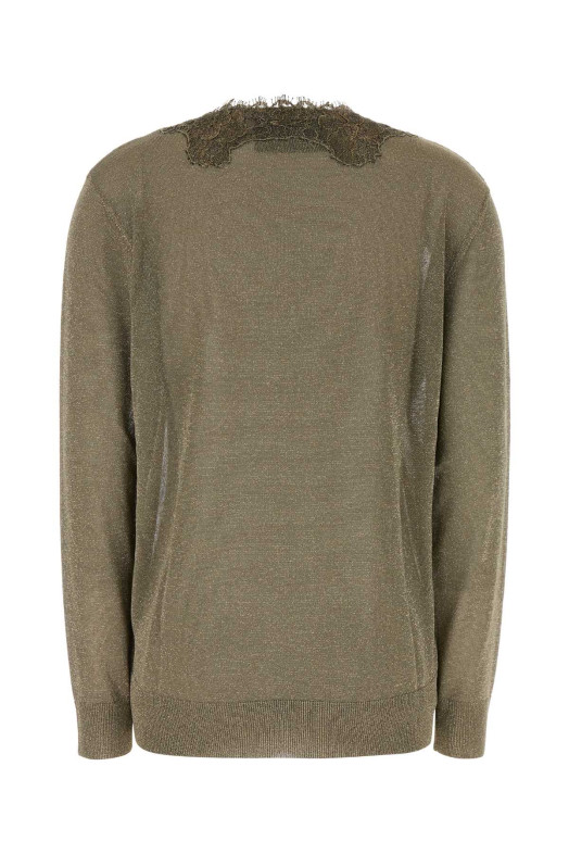 Green viscose blend sweater VALENTINO GARAVANI (9B3KC75CADG)