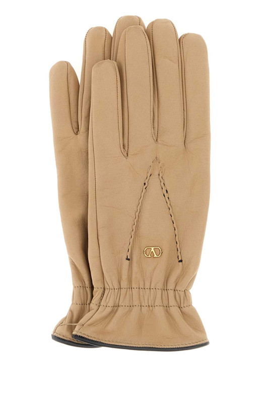 Skin pink leather gloves VALENTINO GARAVANI (9W2GDA57CZV)