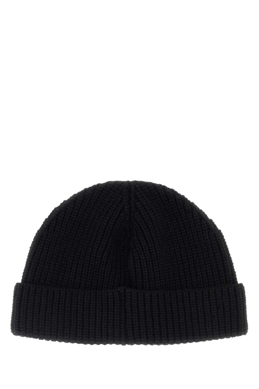 Black cashmere beanie hat Black VALENTINO GARAVANI (9Y2HB02GATZ)